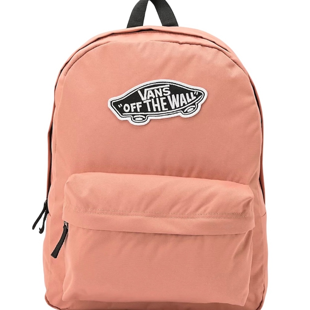 🎒SCHOOL SALE🎒VANS VN0A3UI6ZLS Skateboard Logo Realm Rose Backpack Laptop Pink